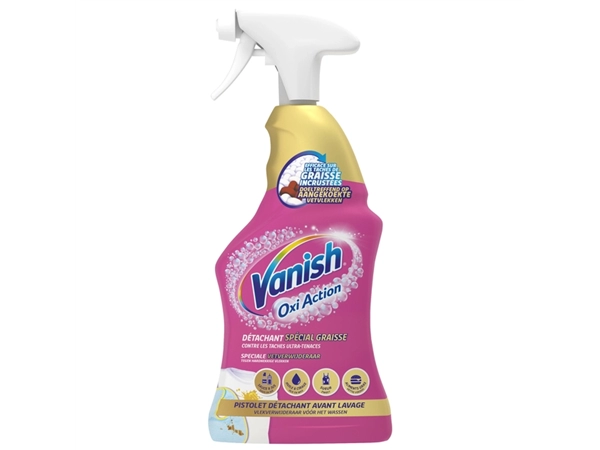 Een Vlekkenverwijderaar Vanish Oxi Action Gold 500ml koop je bij VHK Kantoorartikelen