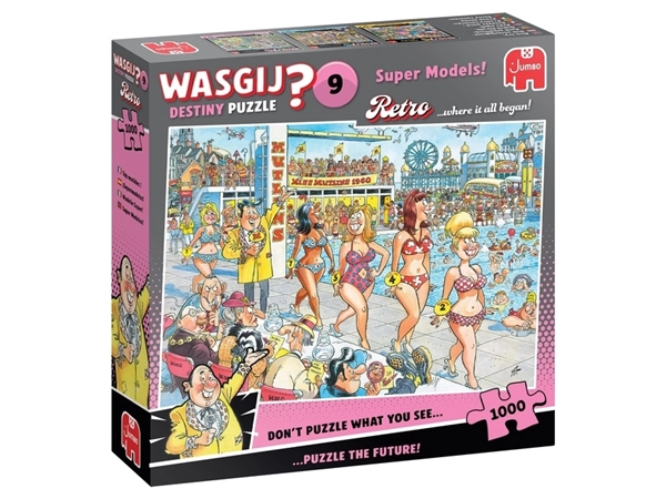 Een Wasgij Retro Destiny 9 - Super Models! 1000 st koop je bij Sysdicom BV