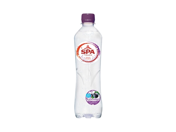 Een Water Spa Touch sparkling blackcurrant petfles 500ml koop je bij VHK Kantoorartikelen