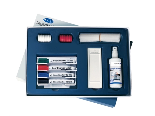 Een Whiteboard starter kit Legamaster 125000 set koop je bij VHK Kantoorartikelen