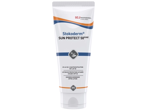 Een Zonnebrandlotion SCJ Stokoderm Sun Protect SPF 50 100ml koop je bij VHK Kantoorartikelen