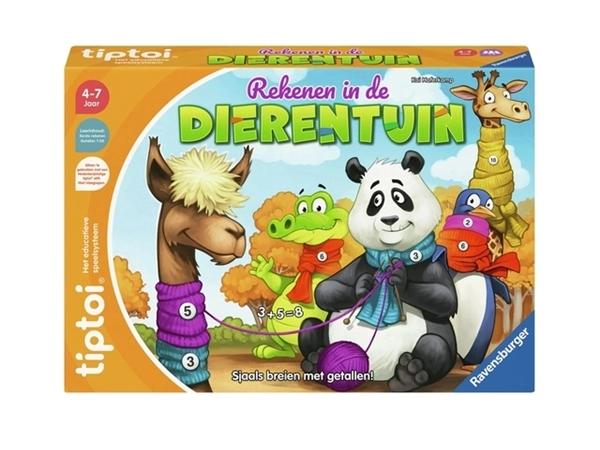 Een tiptoi® Rekenen in de dierentuin koop je bij Boek en kantoorvakhandel Reterink