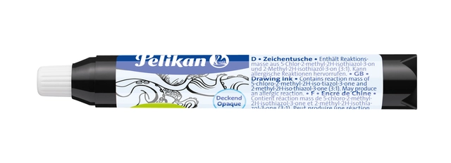 Een Oostindische inkt Pelikan pipet 9ml zwart koop je bij VHK Kantoorartikelen