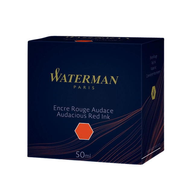 Een Vulpeninkt Waterman 50ml standaard rood koop je bij VHK Kantoorartikelen