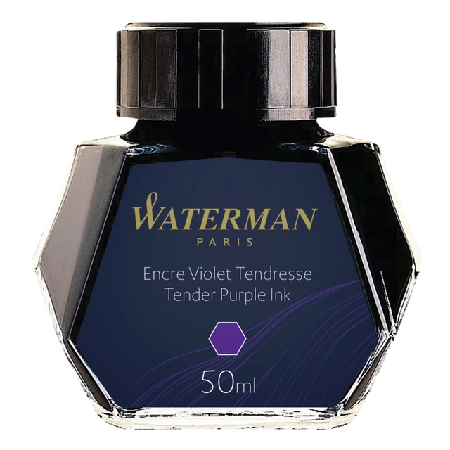 Een Vulpeninkt Waterman 50ml standaard paars koop je bij VHK Kantoorartikelen