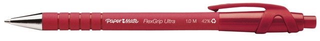 Een Balpen Paper Mate Flexgrip Ultra medium rood koop je bij VHK Kantoorartikelen