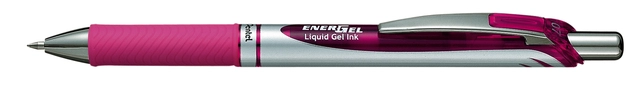 Een Gelschrijver Pentel BL77 Energel medium roze koop je bij Hoekmankantoorartikelen.nl