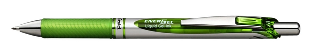 Een Gelschrijver Pentel BL77 Energel medium lichtgroen koop je bij VHK Kantoorartikelen