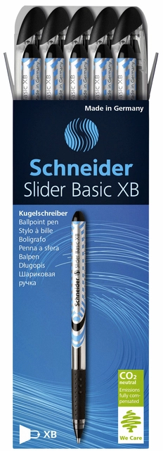 Een Rollerpen Schneider Slider extra breed zwart koop je bij Hoekmankantoorartikelen.nl