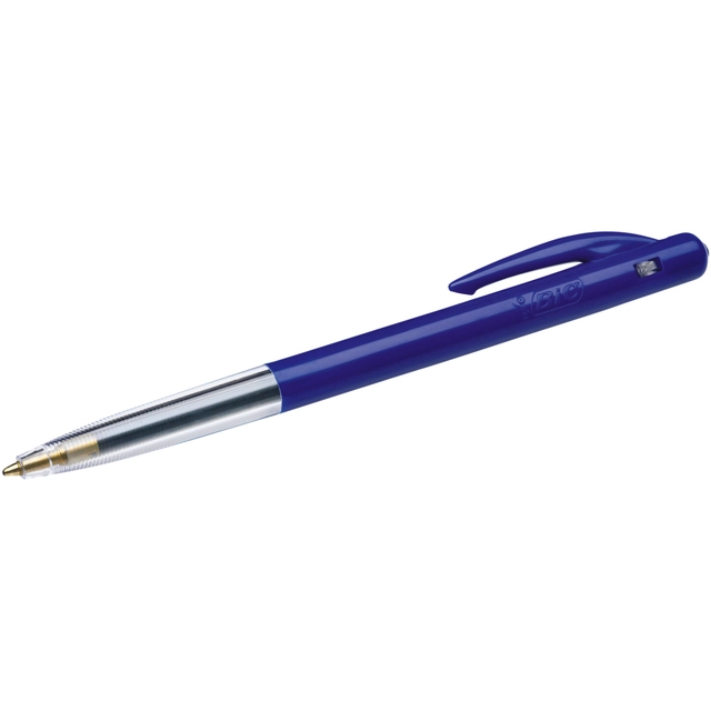 Een Balpen Bic M10 medium blauw blister à 10 stuks koop je bij VHK Kantoorartikelen