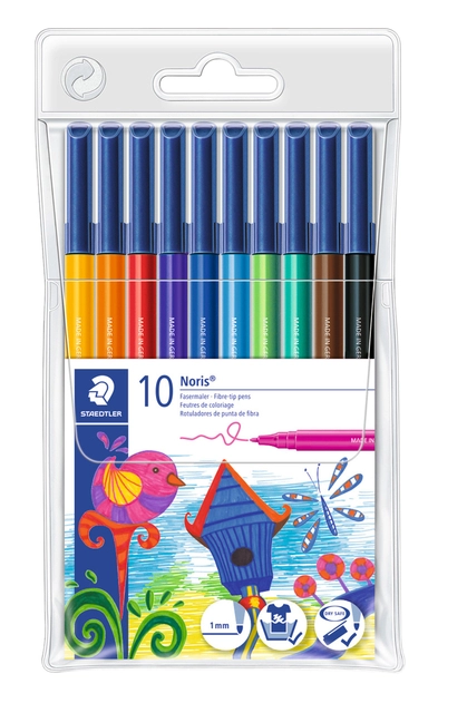 Een Viltstift Staedtler 326 10stuks assorti koop je bij VHK Kantoorartikelen