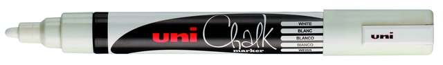 Een Krijtstift Uni-ball chalk rond 1.8-2.5mm wit koop je bij VHK Kantoorartikelen