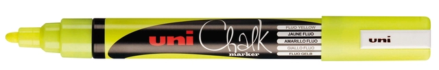 Een Krijtstift Uni-ball chalk rond 1.8-2.5mm fluor geel koop je bij Hoekmankantoorartikelen.nl