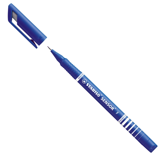 Een Fineliner STABILO Sensor 189/41 fijn blauw koop je bij VHK Kantoorartikelen