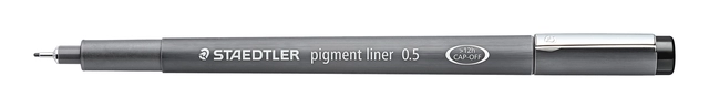 Een Fineliner Staedtler Pigment 308 zwart 0.5mm koop je bij Hoekmankantoorartikelen.nl