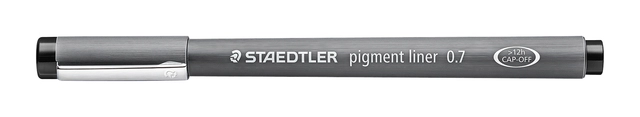 Een Fineliner Staedtler Pigment 308 zwart 0.7mm koop je bij VHK Kantoorartikelen