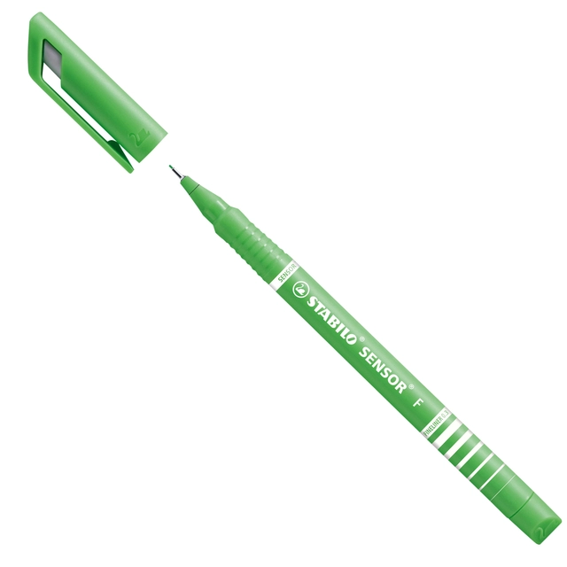 Een Fineliner STABILO Sensor 189/43 fijn lichtgroen koop je bij VHK Kantoorartikelen