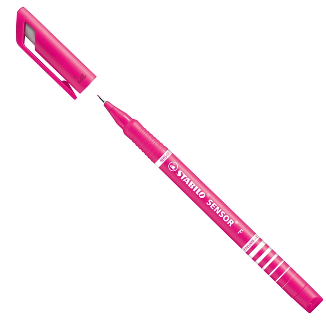 Een Fineliner STABILO Sensor 189/56 fijn roze koop je bij VHK Kantoorartikelen