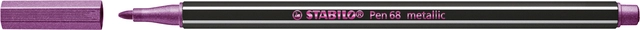 Een Viltstift STABILO Pen 68/856 medium metallic roze koop je bij VHK Kantoorartikelen