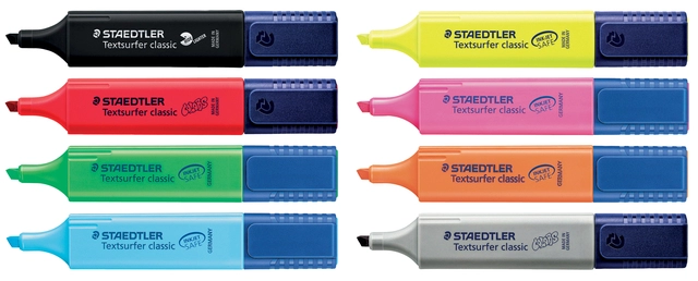 Een Markeerstift Staedtler 364 Textsurfer geel koop je bij VHK Kantoorartikelen