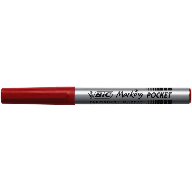 Een Viltstift Bic 1445 ecolutions rond fijn rood koop je bij VHK Kantoorartikelen