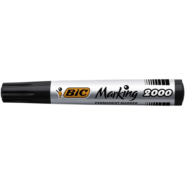 Een Viltstift Bic 2000 ecolutions rond large zwart koop je bij VHK Kantoorartikelen