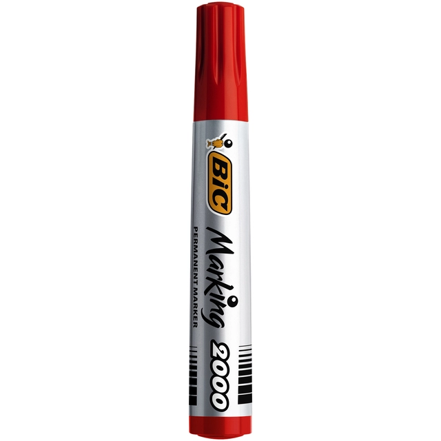 Een Viltstift Bic 2000 ecolutions rond large rood koop je bij VHK Kantoorartikelen