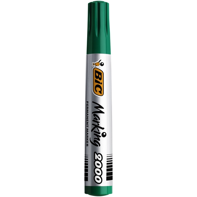 Een Viltstift Bic 2000 ecolutions rond large groen koop je bij VHK Kantoorartikelen