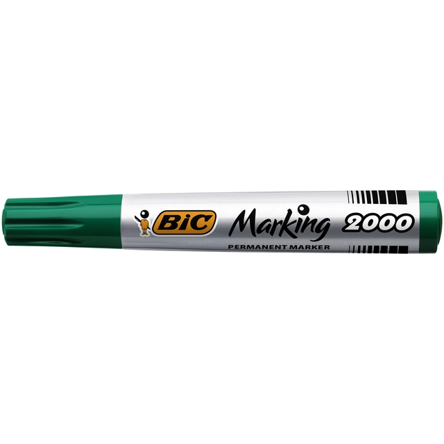 Een Viltstift Bic 2000 ecolutions rond large groen koop je bij VHK Kantoorartikelen