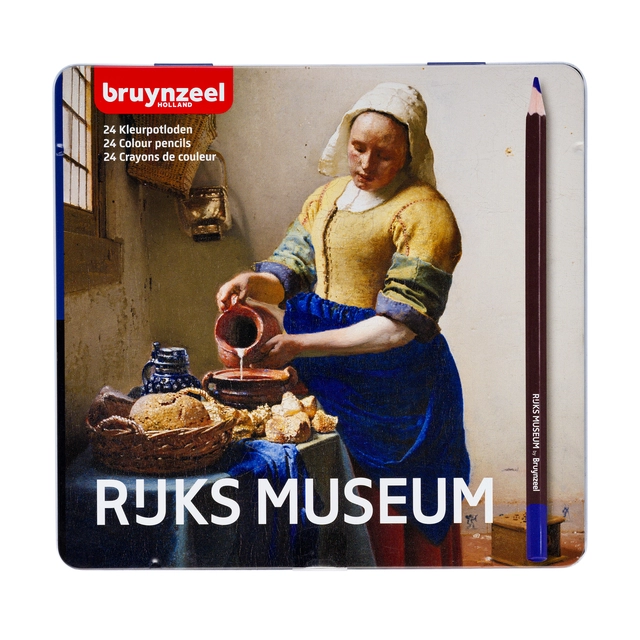 Een Kleurpotloden Bruynzeel Melkmeisje blik à 24 stuks assorti koop je bij VHK Kantoorartikelen