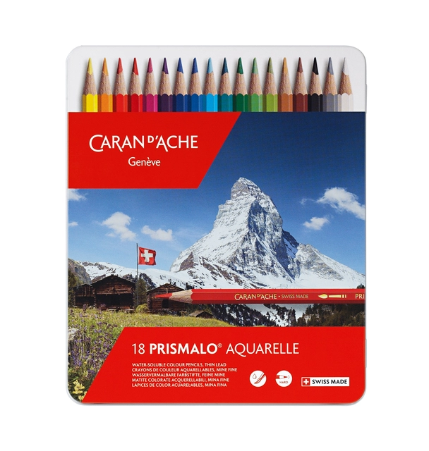 Een Kleurpotloden Caran d'Ache Prismalo 18 stuks assorti koop je bij VHK Kantoorartikelen