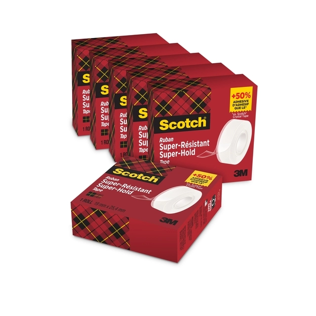 Een Plakband Scotch 700 Super Hold 19mmx25.4m transparant koop je bij Hoekmankantoorartikelen.nl