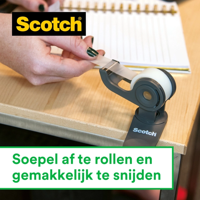 Een Plakband Scotch Magic 810 12mmx10m onzichtbaar + plakbandhouder koop je bij Hoekmankantoorartikelen.nl