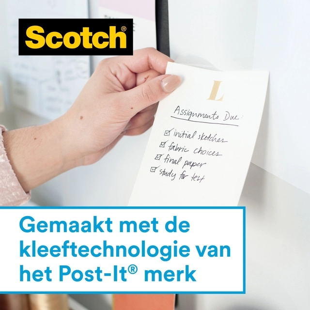 Een Plakband Scotch 19mmx16.5m Wall Safe + handdispenser koop je bij Hoekmankantoorartikelen.nl