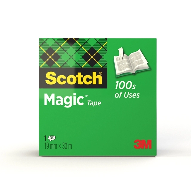 Een Plakband Scotch Magic 810 19mmx33m onzichtbaar mat koop je bij VHK Kantoorartikelen