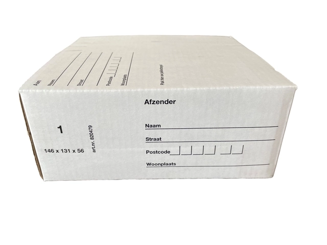 Een Postpakketbox IEZZY 1 146x131x56mm koop je bij Hoekmankantoorartikelen.nl