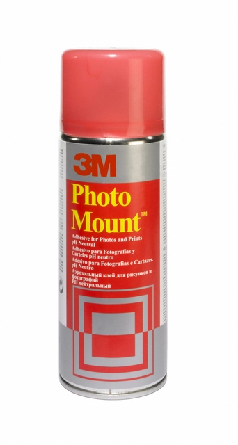 Een Lijm 3M foto mount spray spuitbus 400ml koop je bij VHK Kantoorartikelen