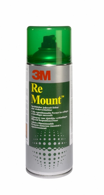 Een Lijm 3M remount spray spuitbus 400ml koop je bij VHK Kantoorartikelen