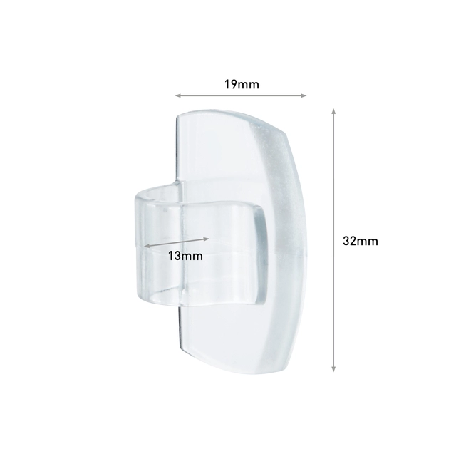 Een Kabelklem Command rond incl bevestigingsstrips transparant 4 stuks koop je bij Hoekmankantoorartikelen.nl