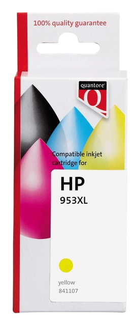 Een Inktcartridge Quantore alternatief tbv HP F6U18AE 953XL geel HC koop je bij Hoekmankantoorartikelen.nl