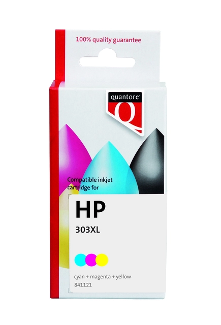 Een Inktcartridge Quantore alternatief tbv HP T6N03AE 303XL kleur HC koop je bij VHK Kantoorartikelen