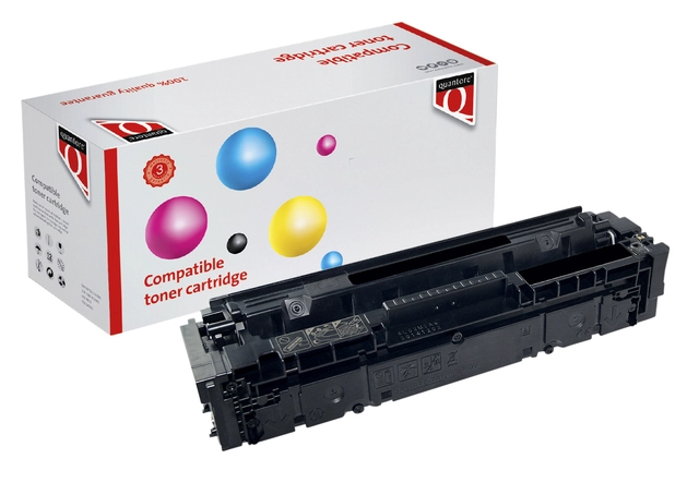 Een Tonercartridge Quantore alternatief tbv HP CF540X 203X zwart koop je bij VHK Kantoorartikelen