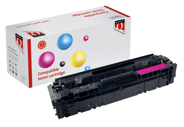 Een Tonercartridge Quantore alternatief tbv HP CF543A 203A rood koop je bij VHK Kantoorartikelen