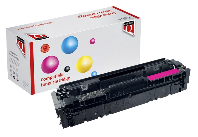 Een Tonercartridge Quantore alternatief tbv HP CF543X 203X rood koop je bij VHK Kantoorartikelen