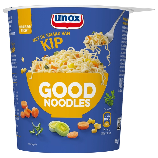 Een Good Noodles Unox kip cup koop je bij VHK Kantoorartikelen