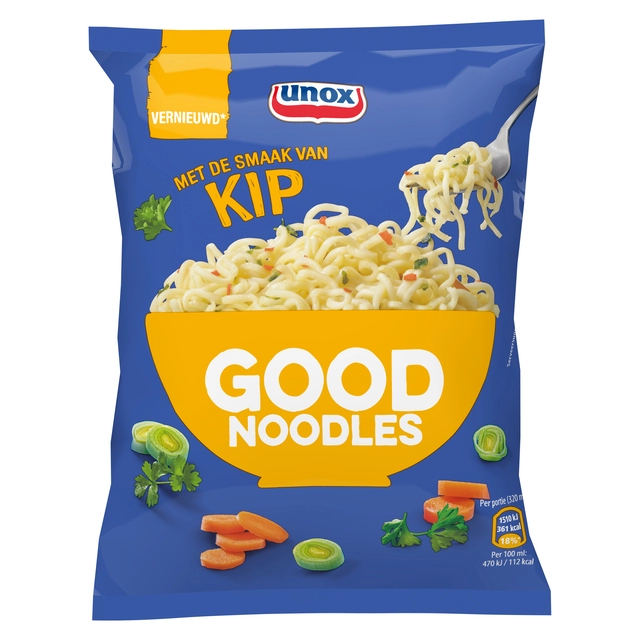 Een Good Noodles Unox kip koop je bij VHK Kantoorartikelen