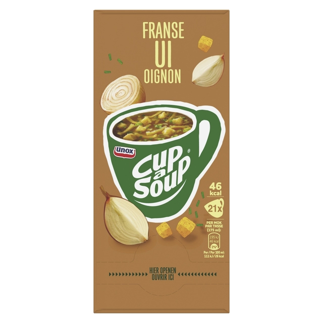 Een Cup-a-Soup Unox Franse ui 21x175ml koop je bij Hoekmankantoorartikelen.nl