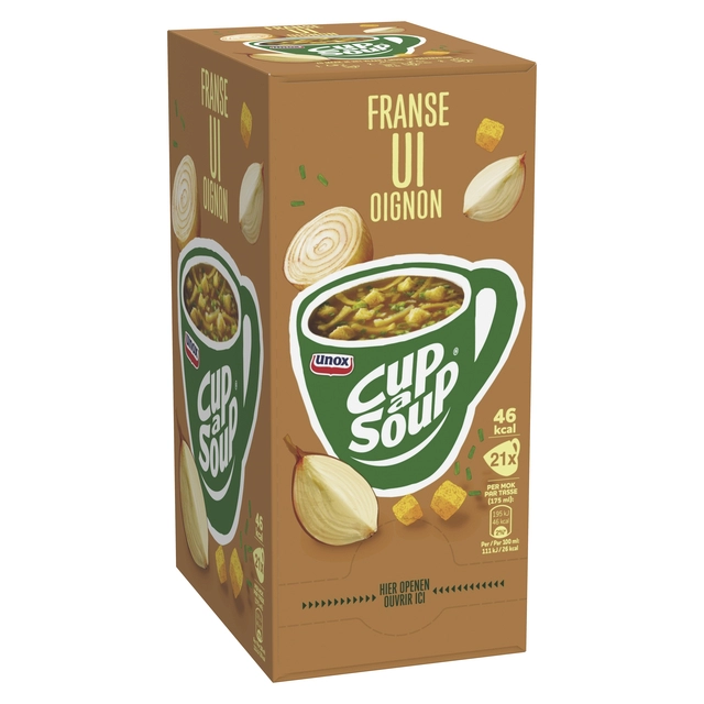 Een Cup-a-Soup Unox Franse ui 21x175ml koop je bij Hoekmankantoorartikelen.nl