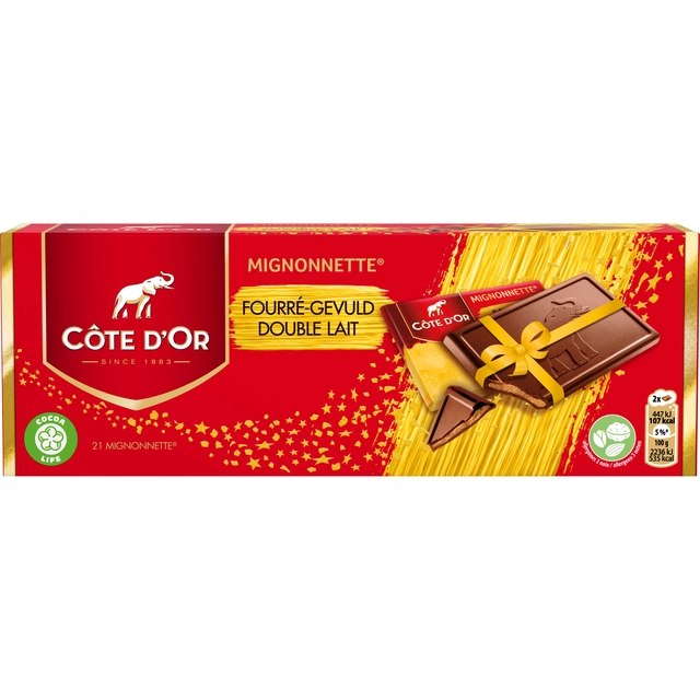 Een Chocolade Cote d'Or mignonnette melk 21x10 gram koop je bij Hoekmankantoorartikelen.nl