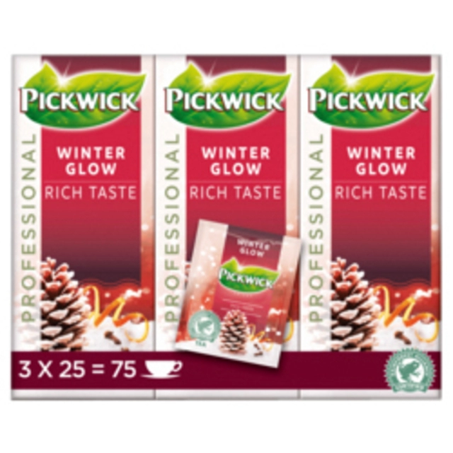 Een Thee Pickwick winter glow 25x2 gr met envelop koop je bij VHK Kantoorartikelen